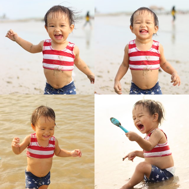 Zaria smiling and laughing