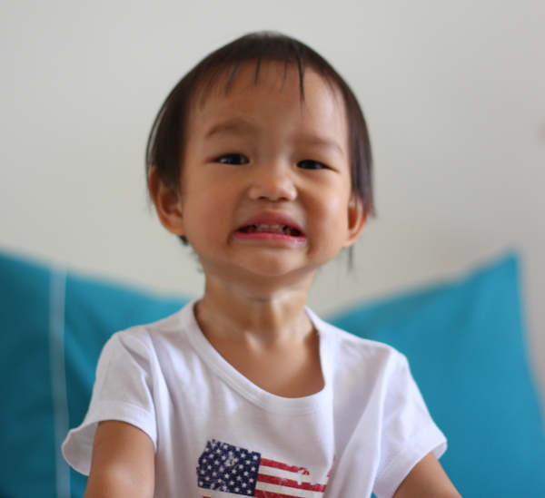 Zaria Smiling for Camera