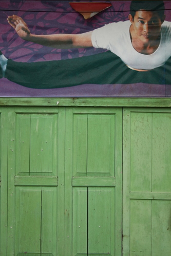 Zara eating fried ice cream - Pulau Ketam