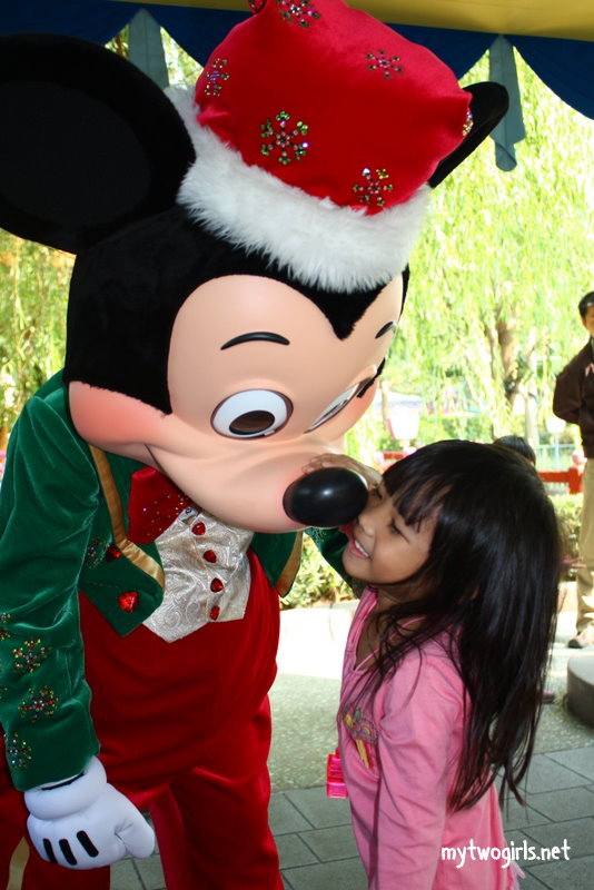 Zara with Mickey Mouse