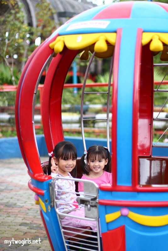 Zara and Tasha on Matahari Ferris Wheel