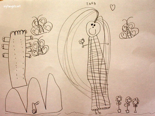 Zara's Drawing - A full picture