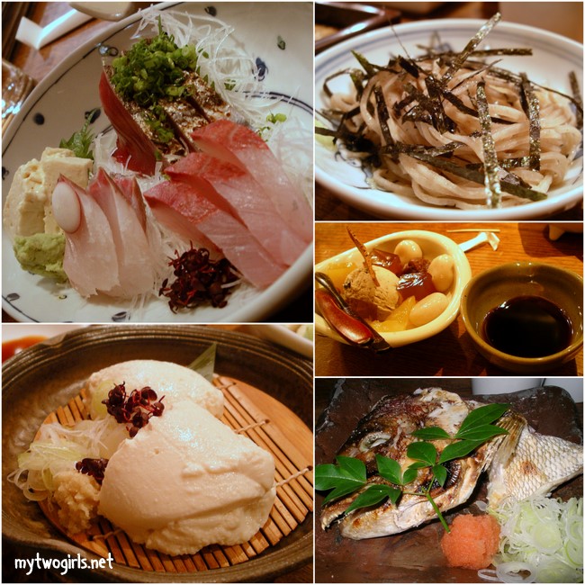 Dinner at Soba Daian