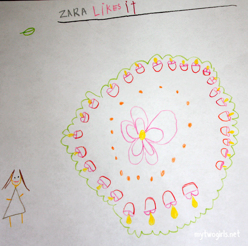 Zara's Deepavali Kolam
