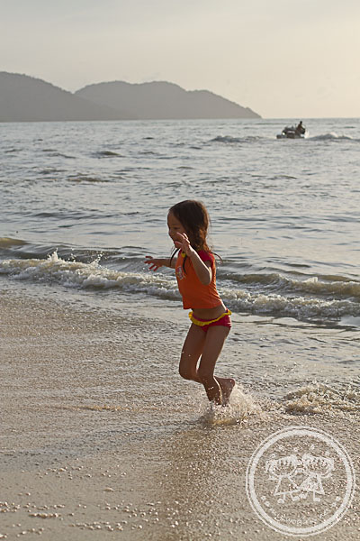 Zaria at the beach