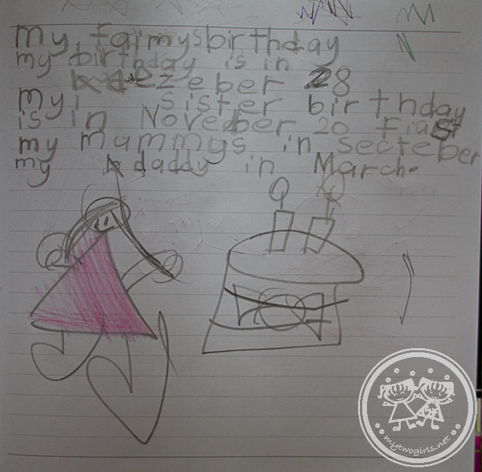 My Family's Birthday