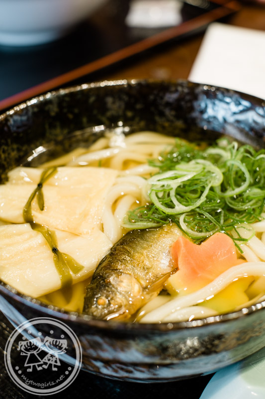 Noodle with Lake Biwa stewed fish